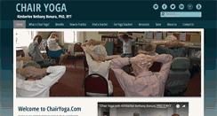Desktop Screenshot of chairyoga.com